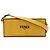 Borsa a tracolla Fendi Box Bag in pelle nera e gialla - vista 2