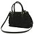 Borsa a mano Prada in nylon nero e pelle - vista 3