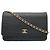 Borsa a tracolla con catena CHANEL Camellia Coco Mark Wallet