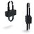 NUEVOS PENDIENTES GIVENCHY LOCK ASIMÉTRICOS NEGRO MATE