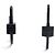 NUEVOS PENDIENTES GIVENCHY LOCK ASIMÉTRICOS NEGRO MATE - vista 2