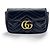 Gucci GG Marmont Flap Matelasse Leather Super Mini