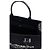 Borsa shopper Dolce & Gabbana blu navy in cotone - vista 3