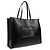 Borsa shopper Dolce & Gabbana in pelle nera - vista 2
