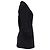Vestido mini efecto drapeado Alice + Olivia en poliéster negro - vista 3