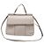 Borsa a tracolla Tory Burch Block T in pelle di vitello bianca
