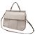 Borsa a tracolla Tory Burch Block T in pelle di vitello bianca - vista 2