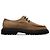 Scarpe con lacci in suede beige Dolce & Gabbana