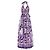 Vestido maxi de seda morado Dolce & Gabbana con cuello halter