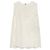 Dolce & Gabbana Top sin mangas de encaje blanco