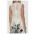 Dolce & Gabbana Top sin mangas de encaje blanco - vista 2