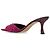Mules con tacco Skye in raso viola Jimmy Choo - vista 2