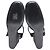Décolleté wedge Chanel con paillettes nere in pelle nera - vista 6