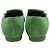 Manolo Blahnik Maysale Point-Toe Flats in Green Suede - vista 4