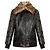 Dolce & Gabbana Lederjacke aus Kalbsleder in Braun