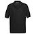 Dolce & Gabbana Silk Geometric Pattern Polo Shirt Black