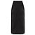 Falda maxi Balenciaga de algodón negro con bolsillos