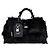 Borsa My Sicily Dolce & Gabbana nera in pelliccia e pelle