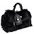Borsa My Sicily Dolce & Gabbana nera in pelliccia e pelle - vista 2