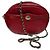 Christian Dior Borsa Rotonda in Pelle Rossa Borsa a Tracolla