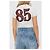 Dolce & Gabbana Cropped T-Shirt mit Vintage-Effekt - Ansicht 2