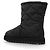 Stivali da neve Dolce & Gabbana Logo neri in cotone - vista 3