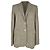 Max Mara karierter einreihiger Blazer Beige Wolle