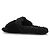 Balenciaga Webpelz Slides Schwarz - Ansicht 2
