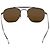 Occhiali da sole Ray-Ban RB3648 Marshal Aviator in metallo argento - vista 4