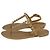 Sandali Goldie Jelly Stuart Weitzman in PVC dorato - vista 4