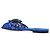 Dolce & Gabbana Sandali Bianca Blu Floreali in Pelle - vista 3