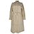 Gabardina con cinturón y bolsillos Brunello Cucinelli en algodón beige