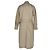 Gabardina con cinturón y bolsillos Brunello Cucinelli en algodón beige - vista 3