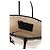 Borsa shopper Dolce & Gabbana in cotone crema - vista 3