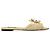 Dolce & Gabbana Ciabatte Bianca Oro Metallizzate