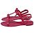 Sandali Bassi Stuart Weitzman Mellie Bow Jelly in Gomma Rosa - vista 4