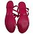 Sandali Bassi Stuart Weitzman Mellie Bow Jelly in Gomma Rosa - vista 7
