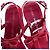 Sandali Bassi Stuart Weitzman Mellie Bow Jelly in Gomma Rosa - vista 8