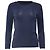 Ralph Lauren Strick-Sweatshirt mit Rundhalsausschnitt aus blauer Baumwolle
