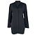 Blazer de botones ocultos Jil Sander en algodón negro