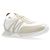 Sneakers Moncler Pacey in pelle bianco e crema - vista 2