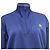 Autre Marque Adidas Halb-Zip-Pullover mit besticktem Logo aus dunkelblauem Polyester - Ansicht 2