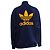Autre Marque Adidas Halb-Zip-Pullover mit besticktem Logo aus dunkelblauem Polyester - Ansicht 4