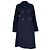 Gabardina cruzada Jil Sander en algodón azul marino