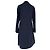 Gabardina cruzada Jil Sander en algodón azul marino - vista 3