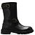 Dolce & Gabbana Black Leather Biker Boots