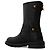 Dolce & Gabbana Black Leather Biker Boots - view 3