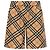 Burberry Seidenshorts Beige mit Check-Muster