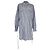 Vestido mini a rayas Liliane Isabel Marant Etoile en algodón azul - vista 4