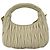 Borsa hobo Miu Miu Wander Matelassé in pelle di agnello beige - vista 4